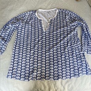 Roberta roller Rabbit PJ top